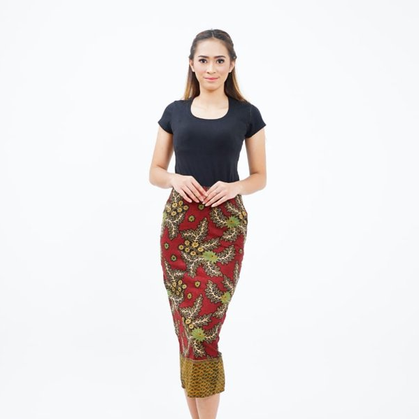 model rok batik terbaru