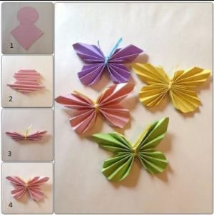 hiasan dinding dari kertas origami