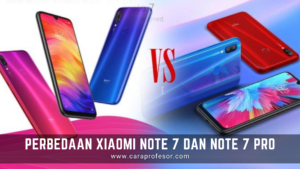 perbedaan xiaomi note 7 dan note 7 pro