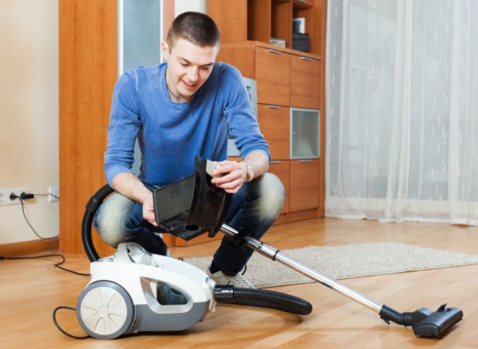 cara menggunakan vacuum cleaner