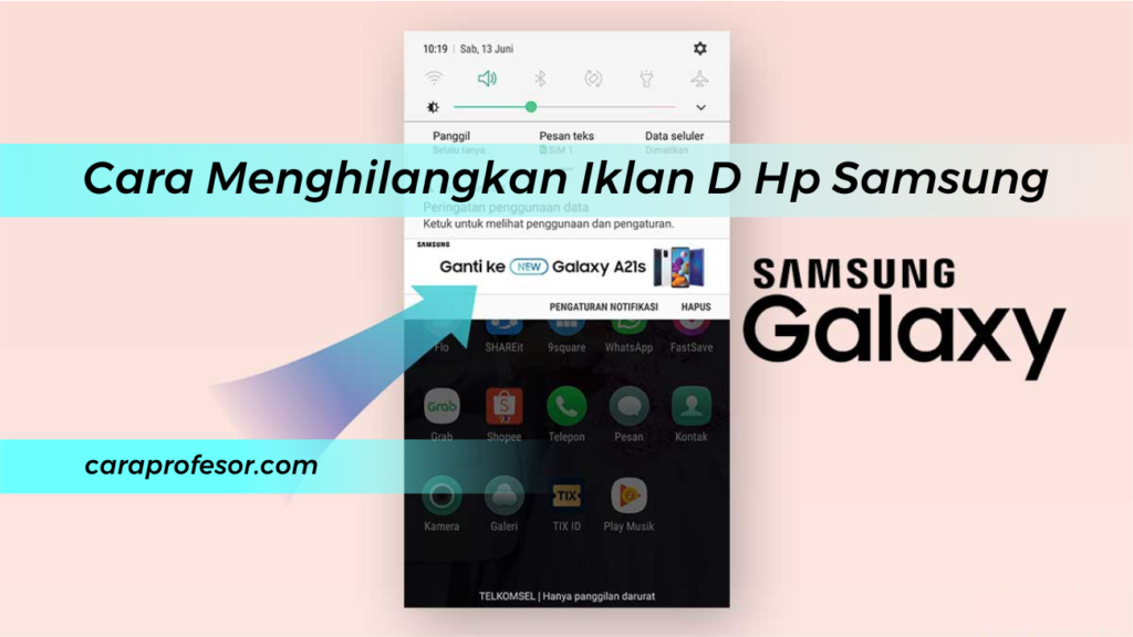 Cara Menghilangkan Iklan D Hp Samsung