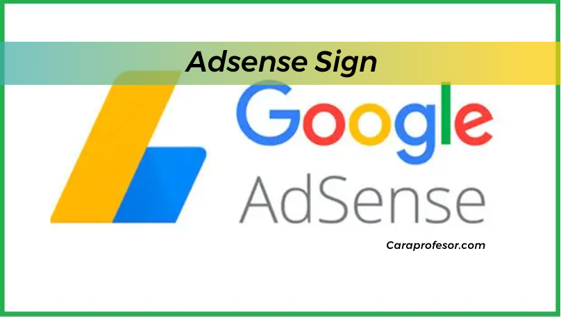 Adsense Sign