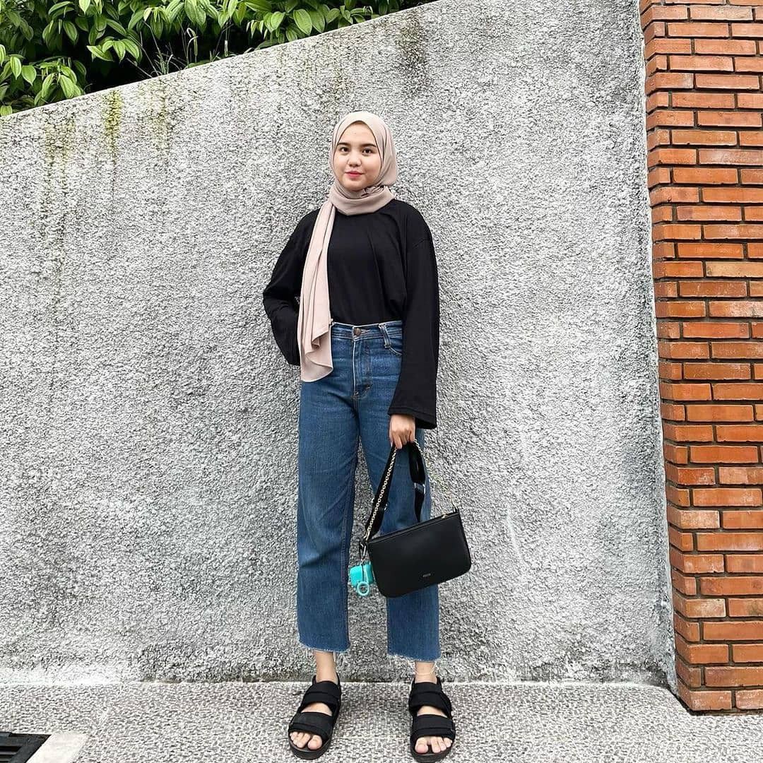 outfit lebaran hijab